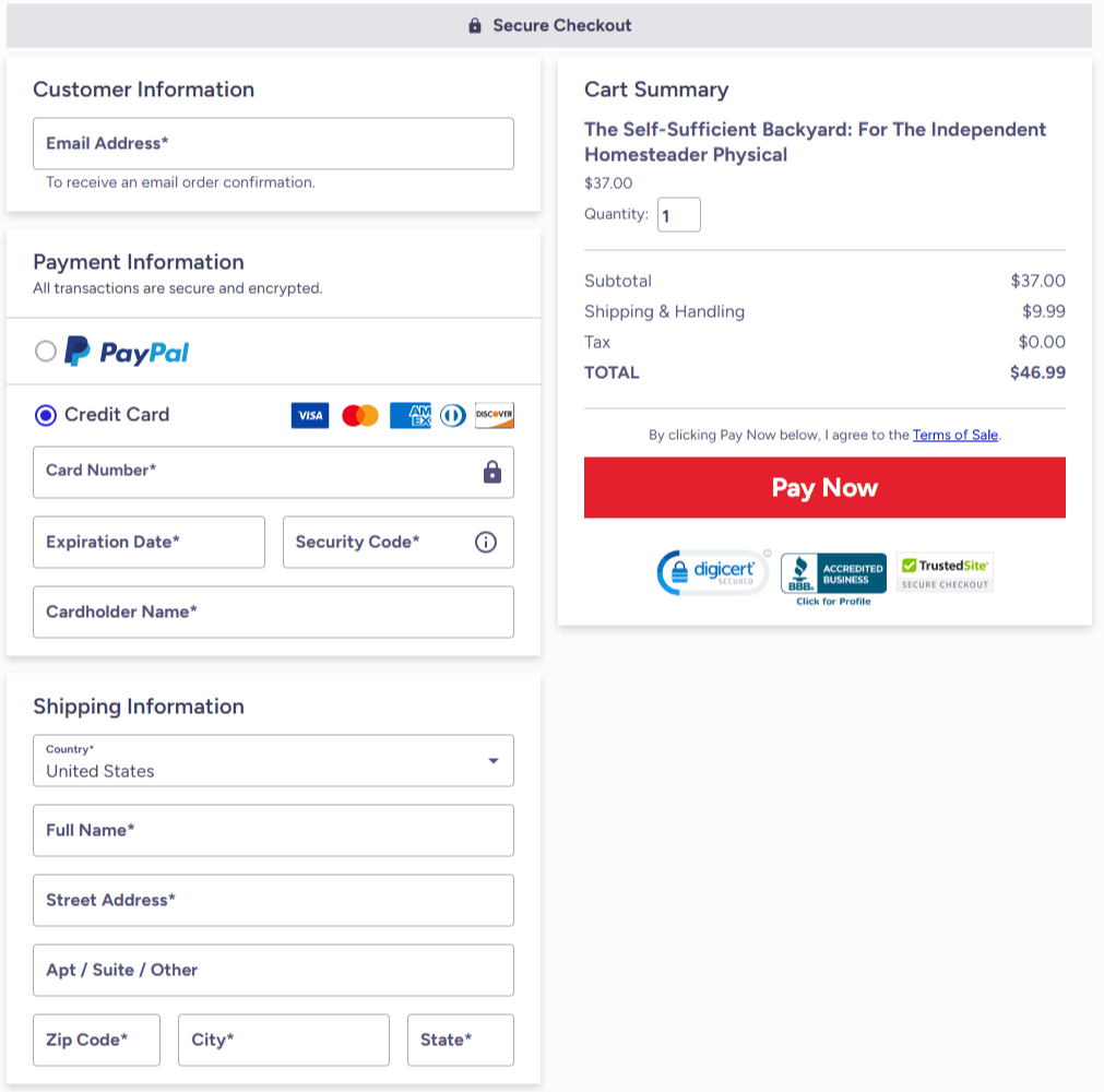 Self Sufficient Backyard